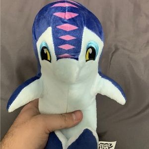 Animal Jam Fiesta 11 inches Blue Dolphin Stuffed Animal Plush Toy